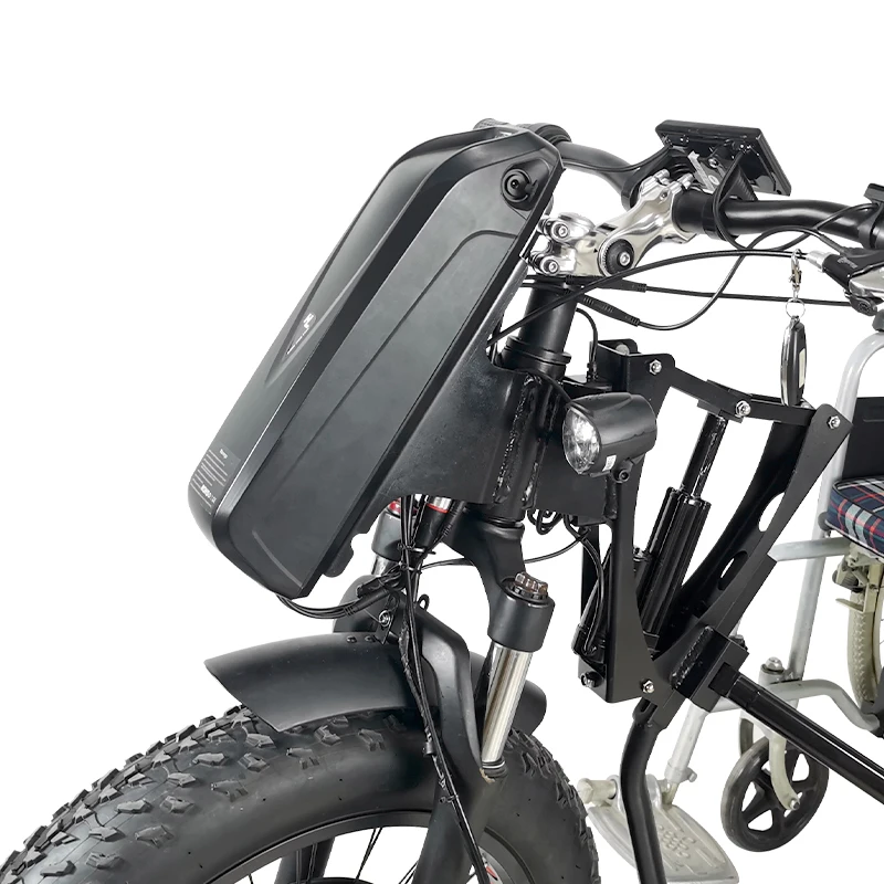 Hot design Electric Wheelchair motor kit Lightweight Wheelchair motor kit Disabled Foldable Power cargo bike diy e wheelchair