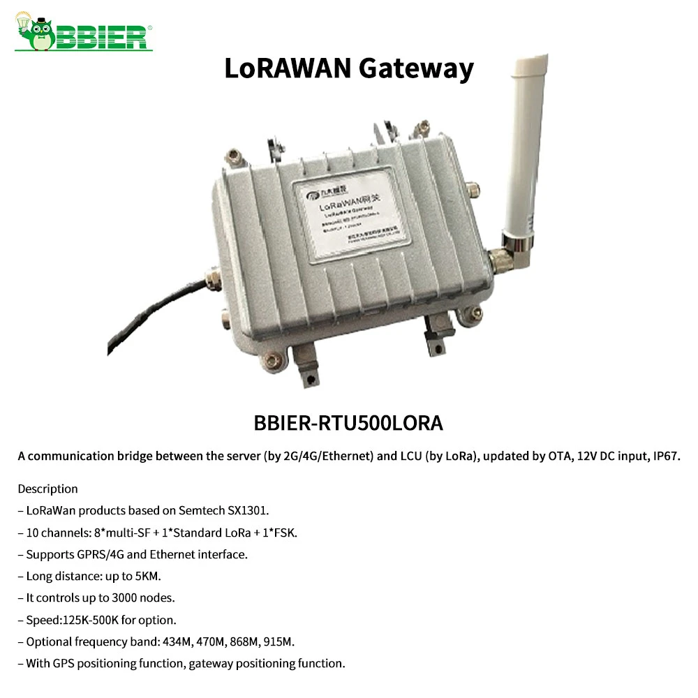 BBIER IP65 street light sensor waterproof remote control outdoor smart solar street light controller