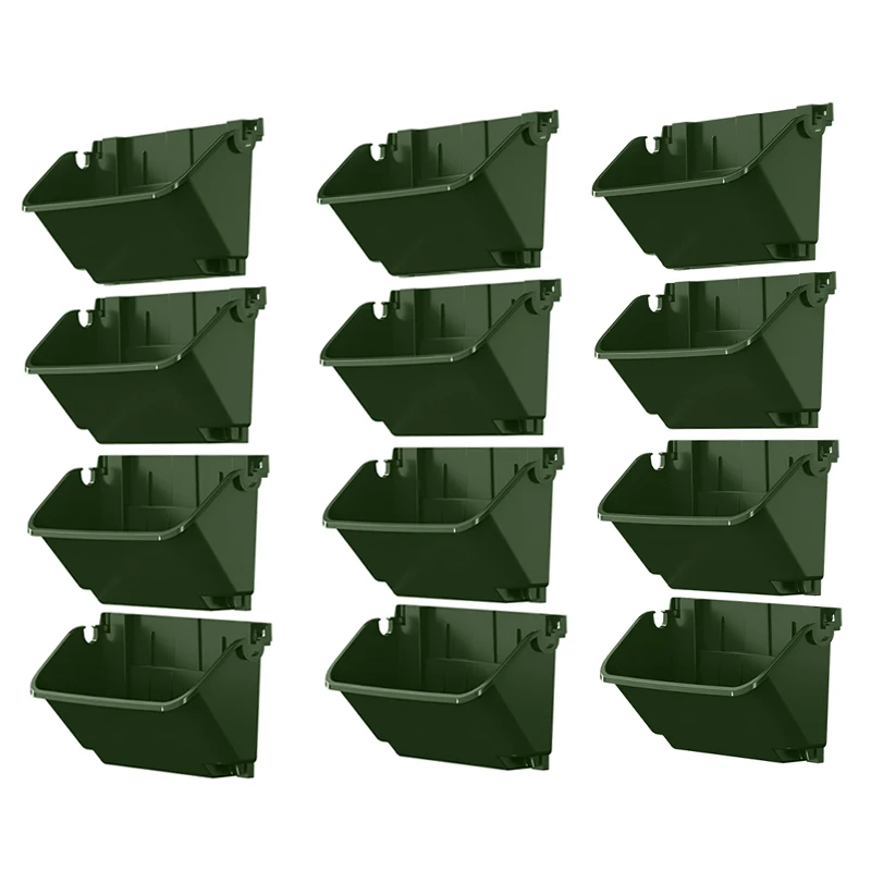 Vertical garden wall hanging plastic flower pot with drip irrigation system hanging pot planter