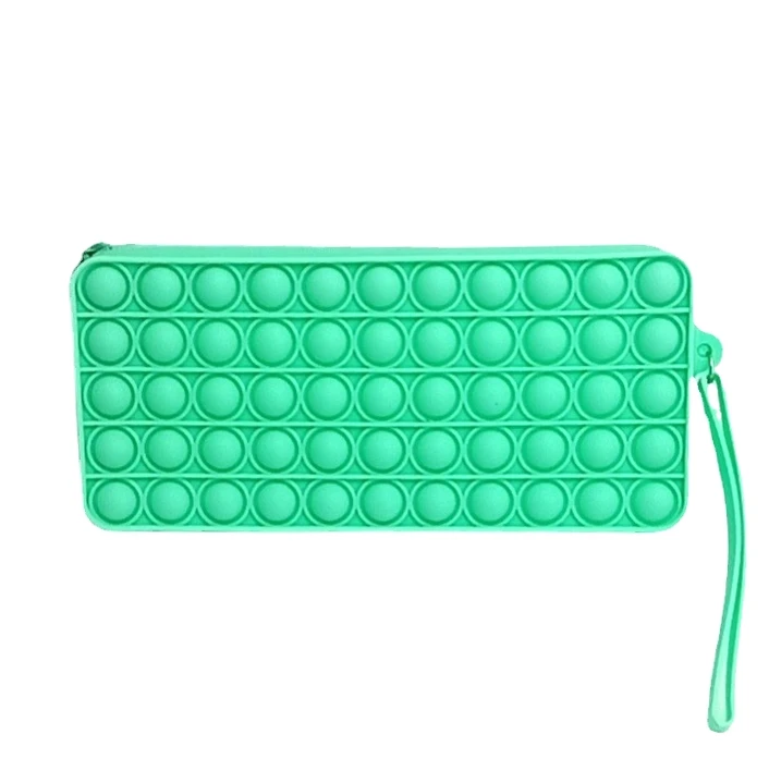 Push bubble silicone fidget toy purse kids pop it purse