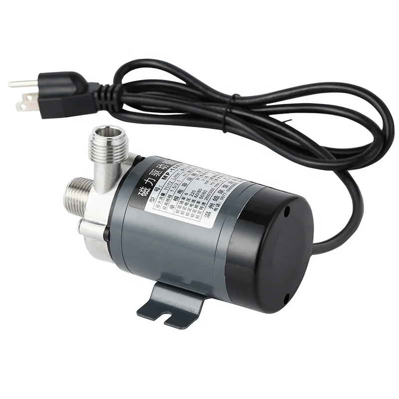 Hot Sale Home Brew Beer Transfer Pump Stainless Steel 304 Magnetic Drive Electric Food Grade Safe Use OEM Customizable for