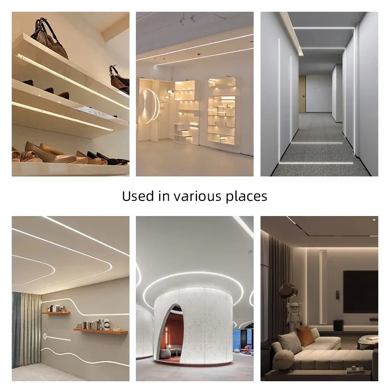 Custom Plastic Extrusion Product Acrylic PMMA PC Emboss Diffuser Cover Strip Light Lampshade For Housing Lighting Diffuser