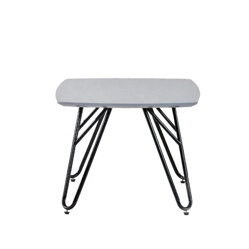 American style small modern wood metal sofa side end table relax leisure snake removable artistic coffee table for sale