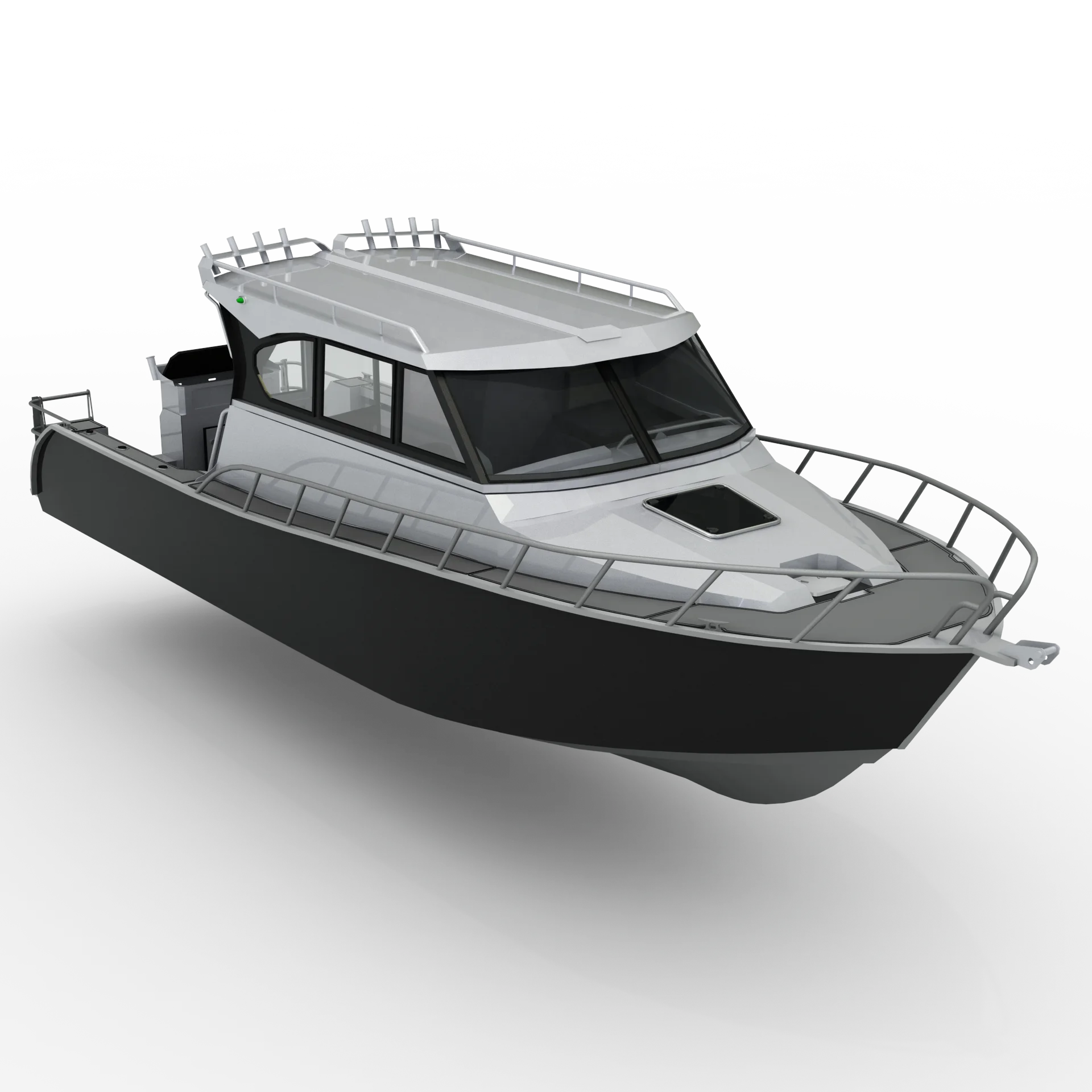 Family Cruising Allsea Profisher 9.6m/31.5ft Luxury cabin Aluminum Speed Fishing motor Boat for sale