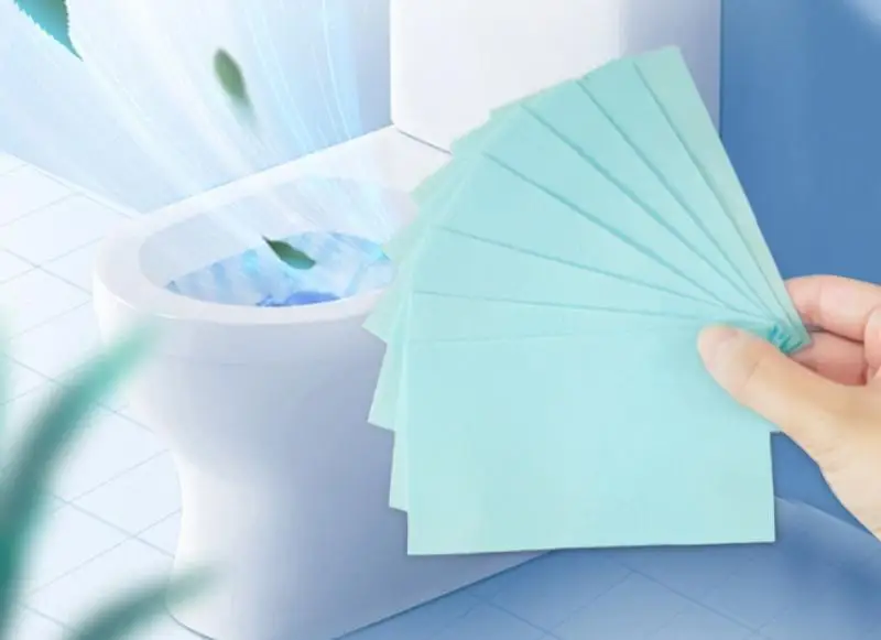 Made In China New Design Disposable Toilet Cleaning Sheet Toilet Cleaning Tablets For Household Cleaner