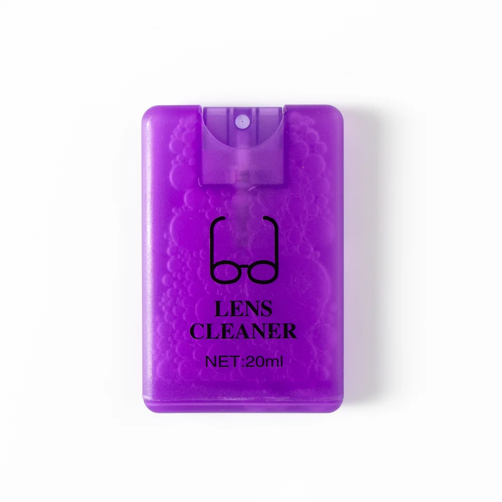 Factory price anti fog card bottle optical cleaning spray