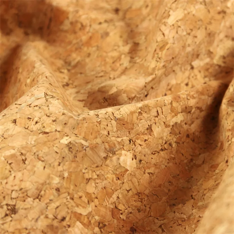 Three-dimensional wood grain: pure natural cork, soft and thick, small color blocks, sawdust, washable fabric