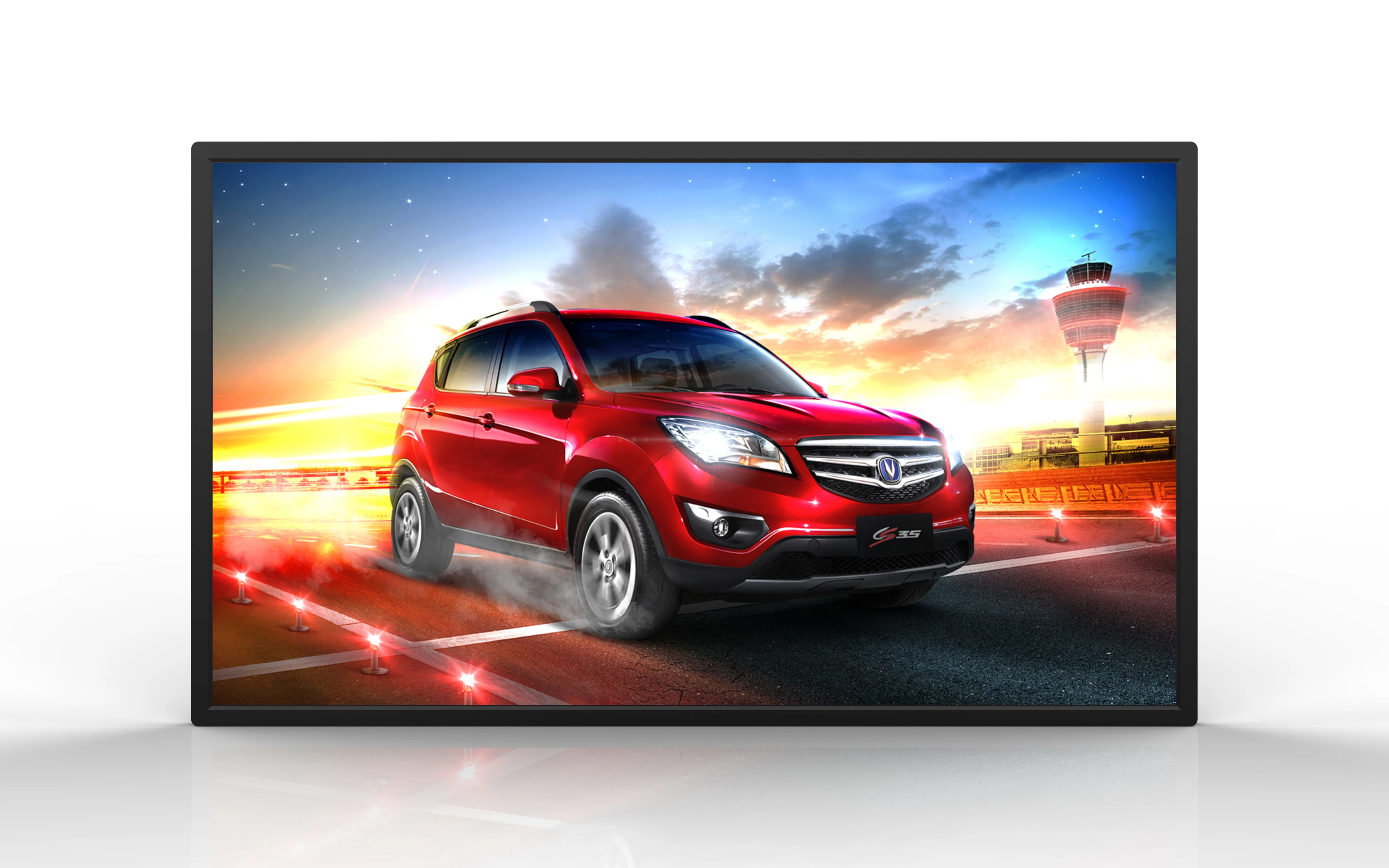 high brightness display lcd 2500 3000 nit 43 49 55 65 inch window digital signage