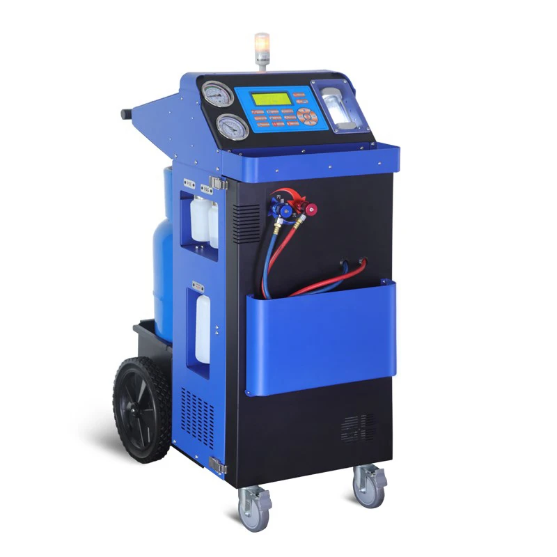 
ZELL AC2200-F R134a refrigerant recovery recharge machine car AC flush clean Service Station 