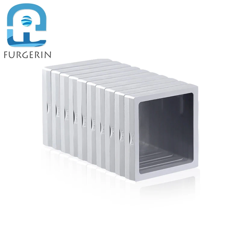 Suspended packaging jewelry transparent box earrings bracelet ring necklace anti oxidation storage jewelry box