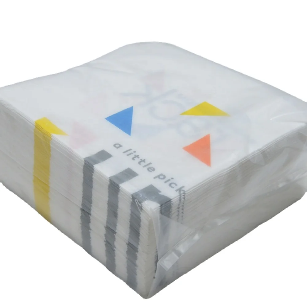 Cheap High Quality Wholesale Custom Printed Pattern Napkin 2 Ply 14gsm Virgin Wood Pulp Tissue Decorative
