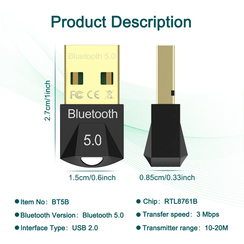 Bluetooth 5 0 адаптер Usb Dongle Linux Csr беспроводной с Giteki TELEC сертификат