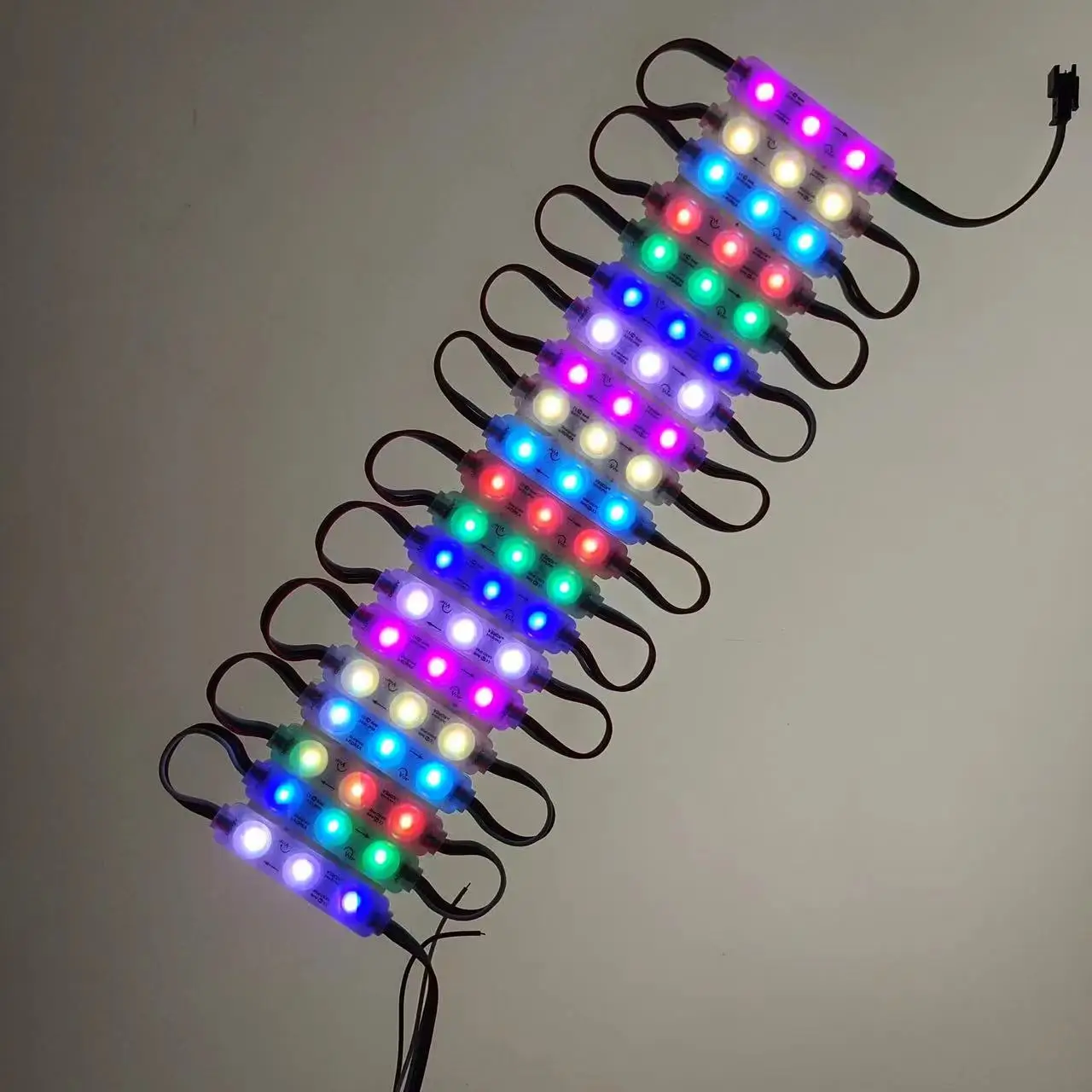 3 года гарантии smd 5050 rgb светодиодные модули ультразвуковой dc12v 0 72 Вт умный Светодиодный модуль для буквенного знака и рекламных щитов