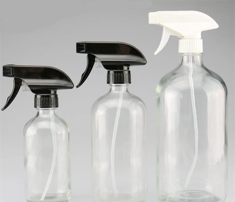 500 мл пусковой распылитель бутылки очиститель стеклянная бутылка с пусковым устройством