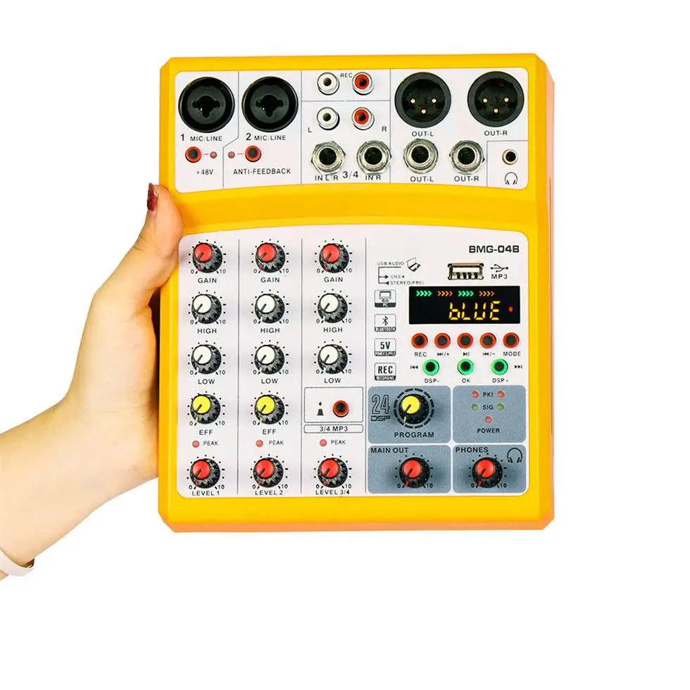 Многофункциональный Dj микшер аудио Профессиональный для оптовой продажи