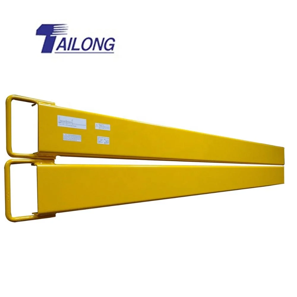 High Quality Best selling heavy duty forklift Attachment Yellow Fork Extension with Cheap Price