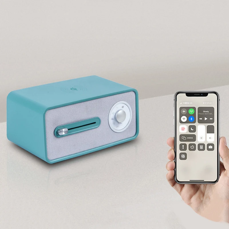 High quality White Noise Speaker machine support 10W fast wireless charging BT function
