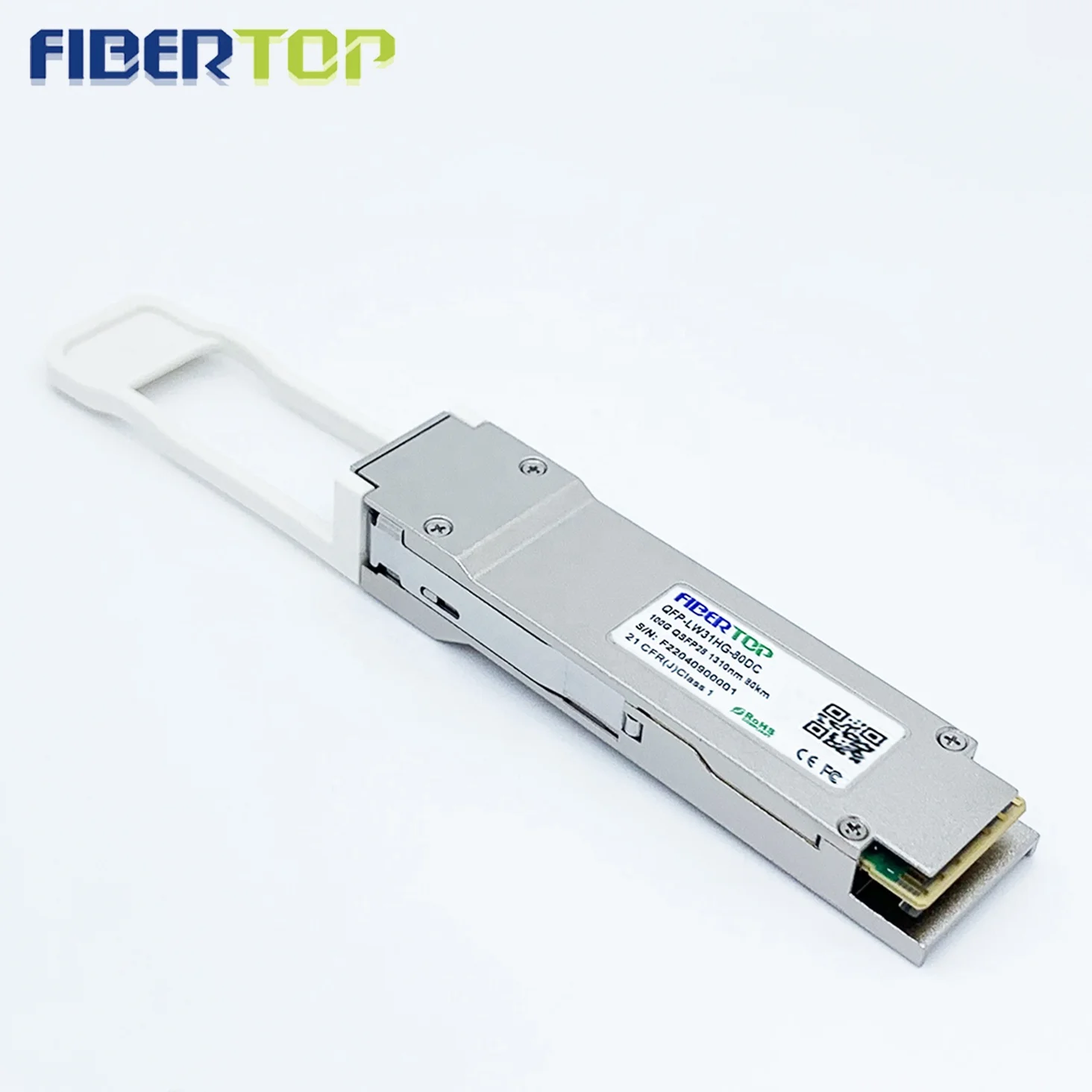 FIBERTOP 100 г ZR4 QSFP28 LanWDM4 80 км sfp модуль для QSFP-100G-ZR4-S Cisco совместимый