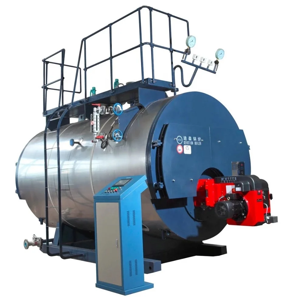 Second Hand Good Quality Special Steel Plate 10 Ton WNS Gas Oil Coal Fired Steam Boiler for Food Industry
