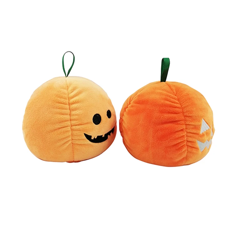 2020 New product plush reversible pumpkin mini stuffed decoration toys for Halloween gifts