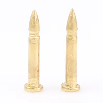 2.0*8 mm Raw Brass Pin for Brooch Clasps