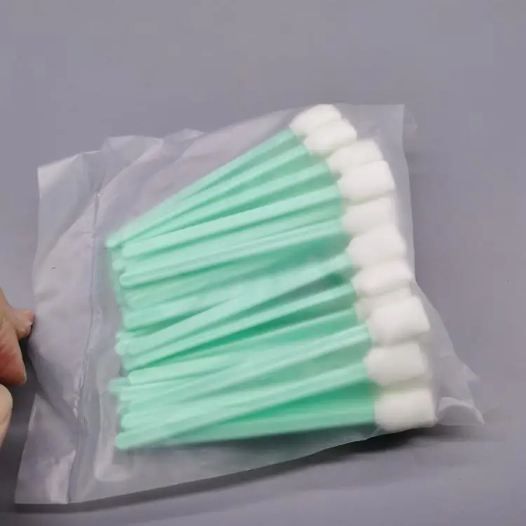 eosolvent dx5 cleaning printhead green cotton stick for inkjet digital  printer