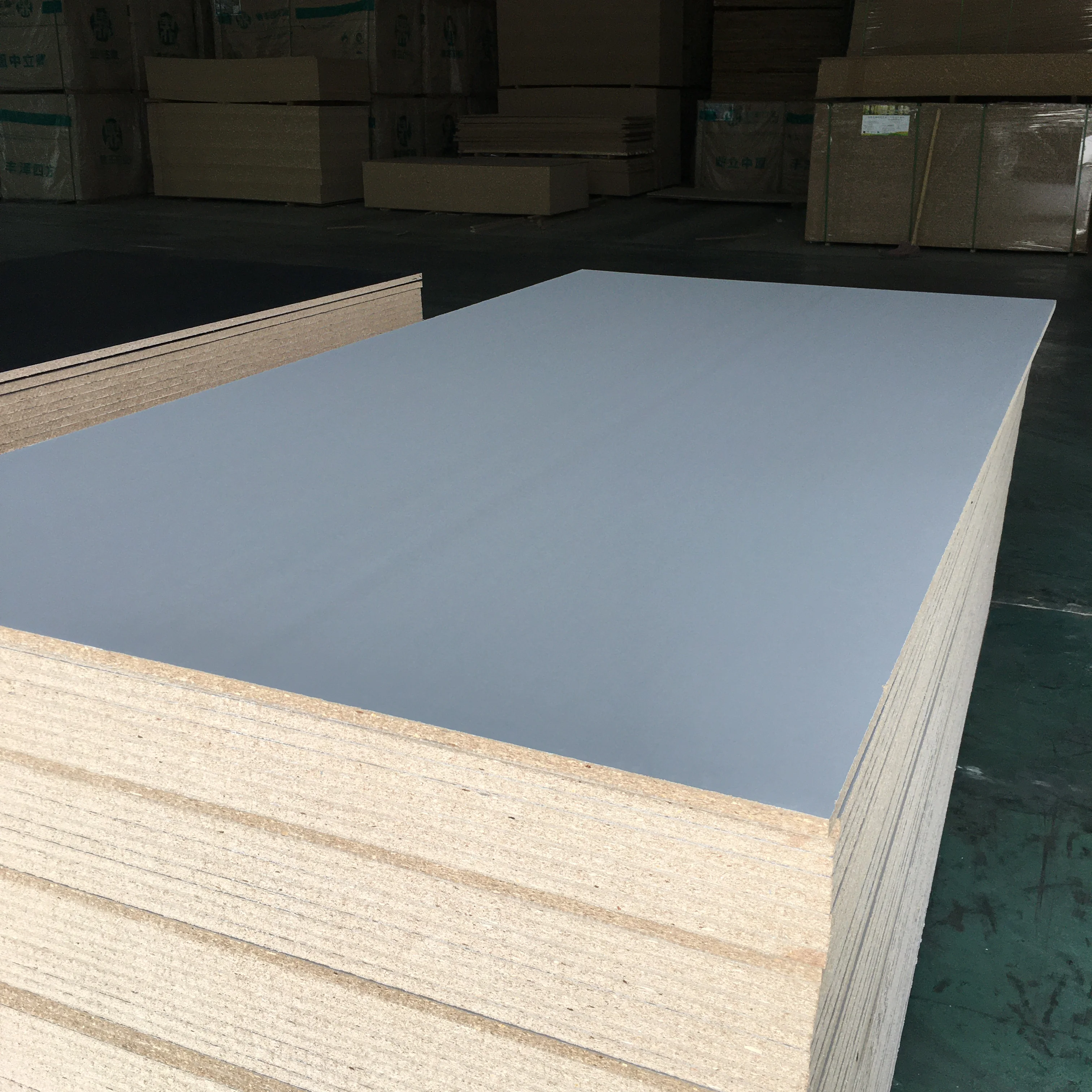 4x8 18mm High Quality Wholesale best price chipboard melamine sheets melamine faced particle board/chipboard from China