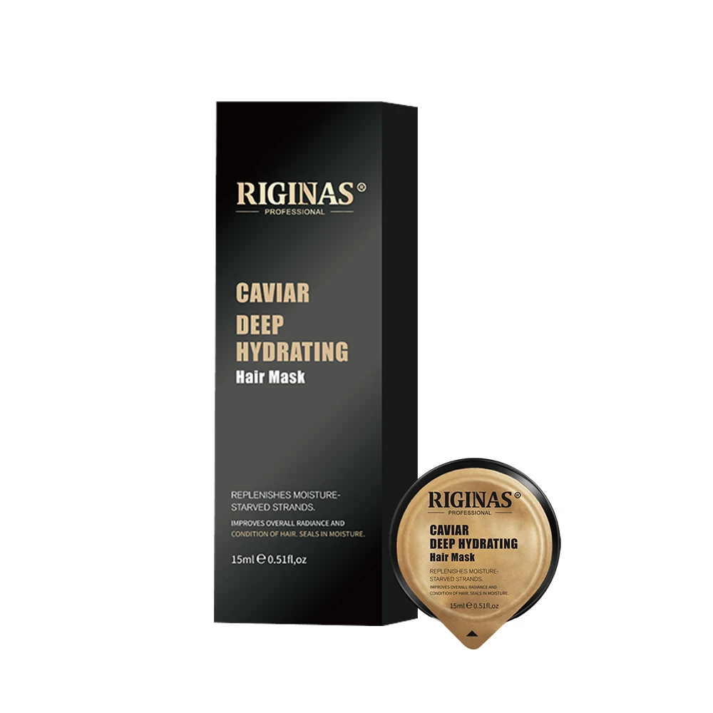 Riginas Customized Hair Mask Repair Deep Conditioning Caviar Hair Mask For Hair Treatment