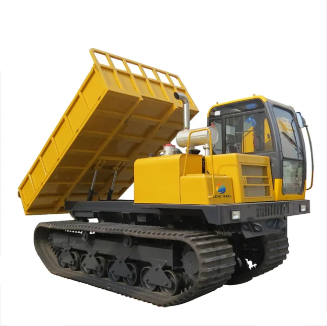 6 T Crawler Dumper Mini Truck Rubber Tracked Tipper Small Dump Truck