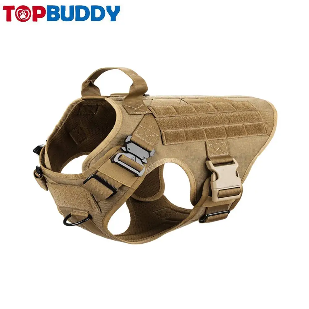 Factory supply High quality Customized K9 security dog training vest no pull dog harness