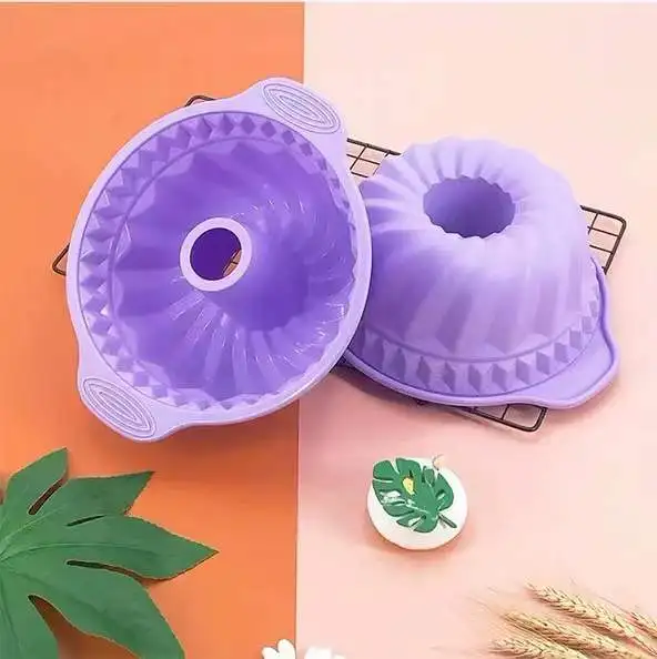 baby food safety silicone material multi-color cake mold cake baking shape silicone baking molds