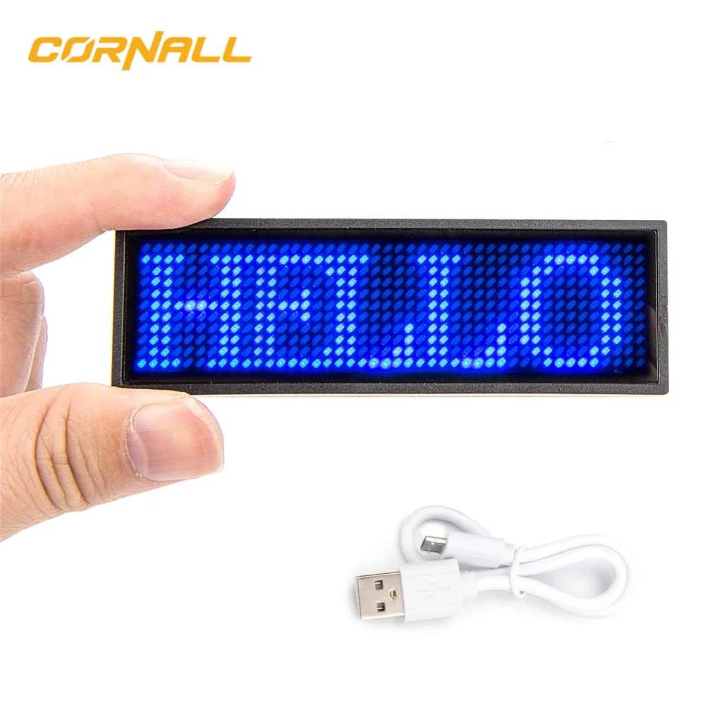 Led Name Badge Sign/Led Name Tag/Mini Led Mobile Display
