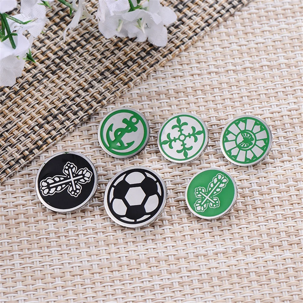 Anchor Designed Cap Buttons For Shirt Fashion Stainless Steel Croc Jeans Button