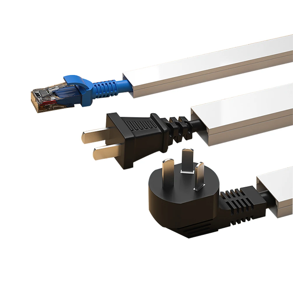 White Flame Retardant Security Protection Wire Duct 100*80 Pvc Plastic Cable Trunking electrical pvc cable trunking