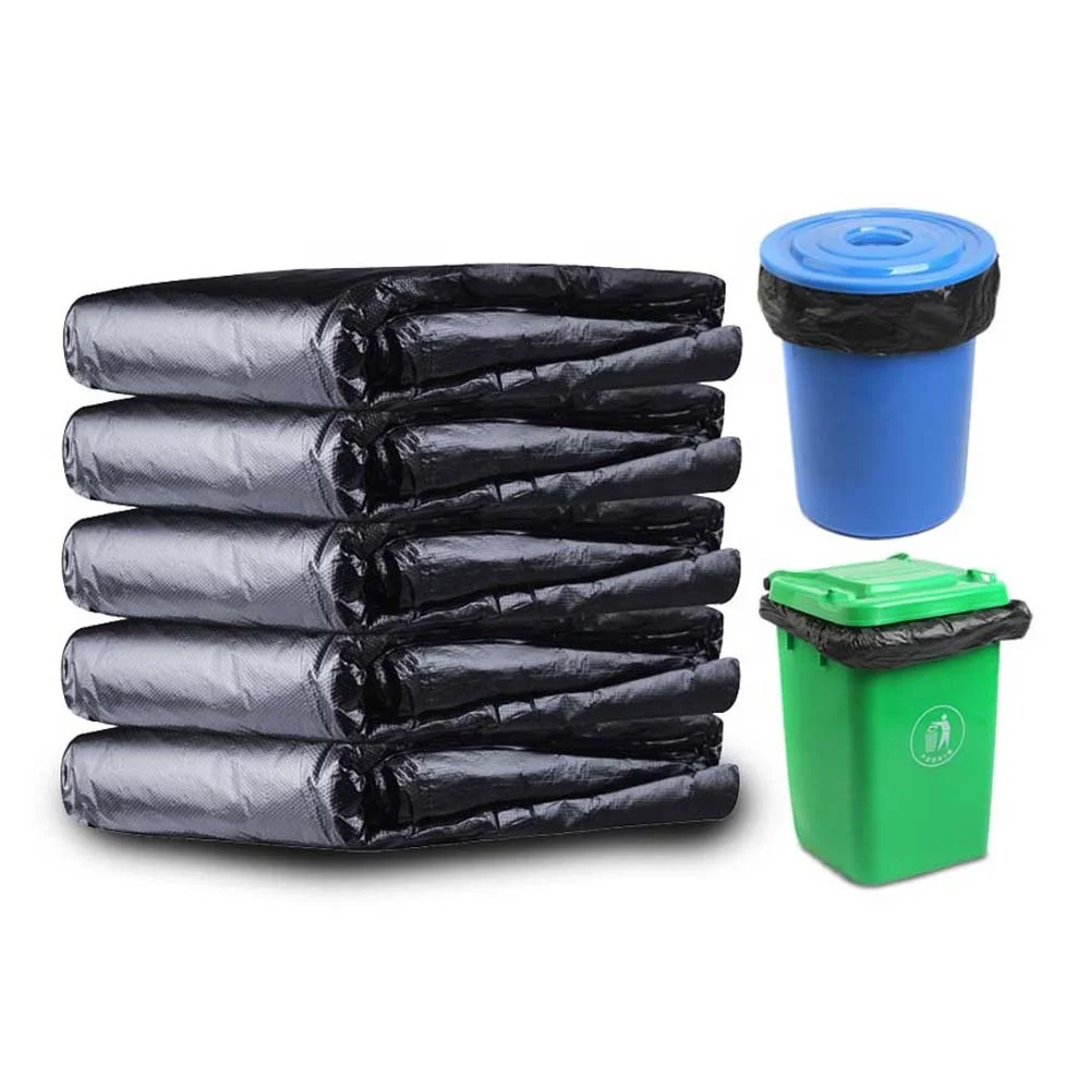 Meditech 3 Mil 38x58 Large heavy duty plastic black contractor big garbage bags for Trash