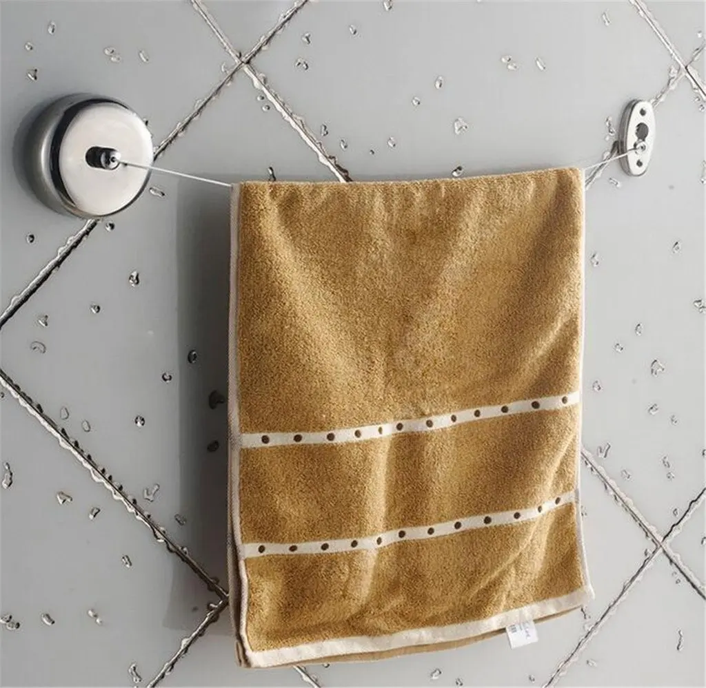 Big 9.5cm Retractable Cloth Line Bathroom Outdoor Steel Laundry String Line