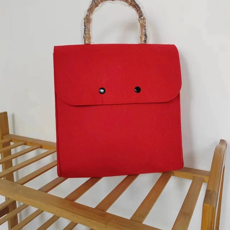 Custom your logo corporate gifts simple shopping tote bag eco-friendly felt novelties shopping bag