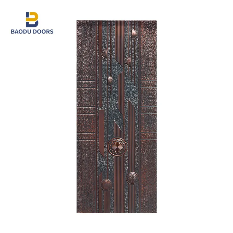 cold-rolled stamped steel door skin embossed panel for houses anti-theft decorative for gate metal pattern others doors