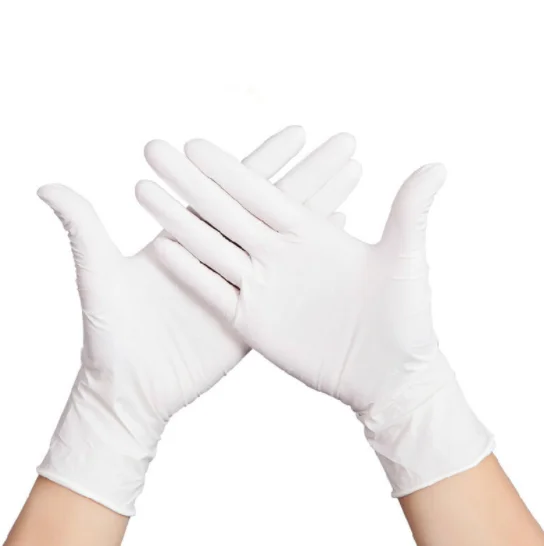 Factory direct nitrile gloves latex white disposable gloves mixed pvc gloves