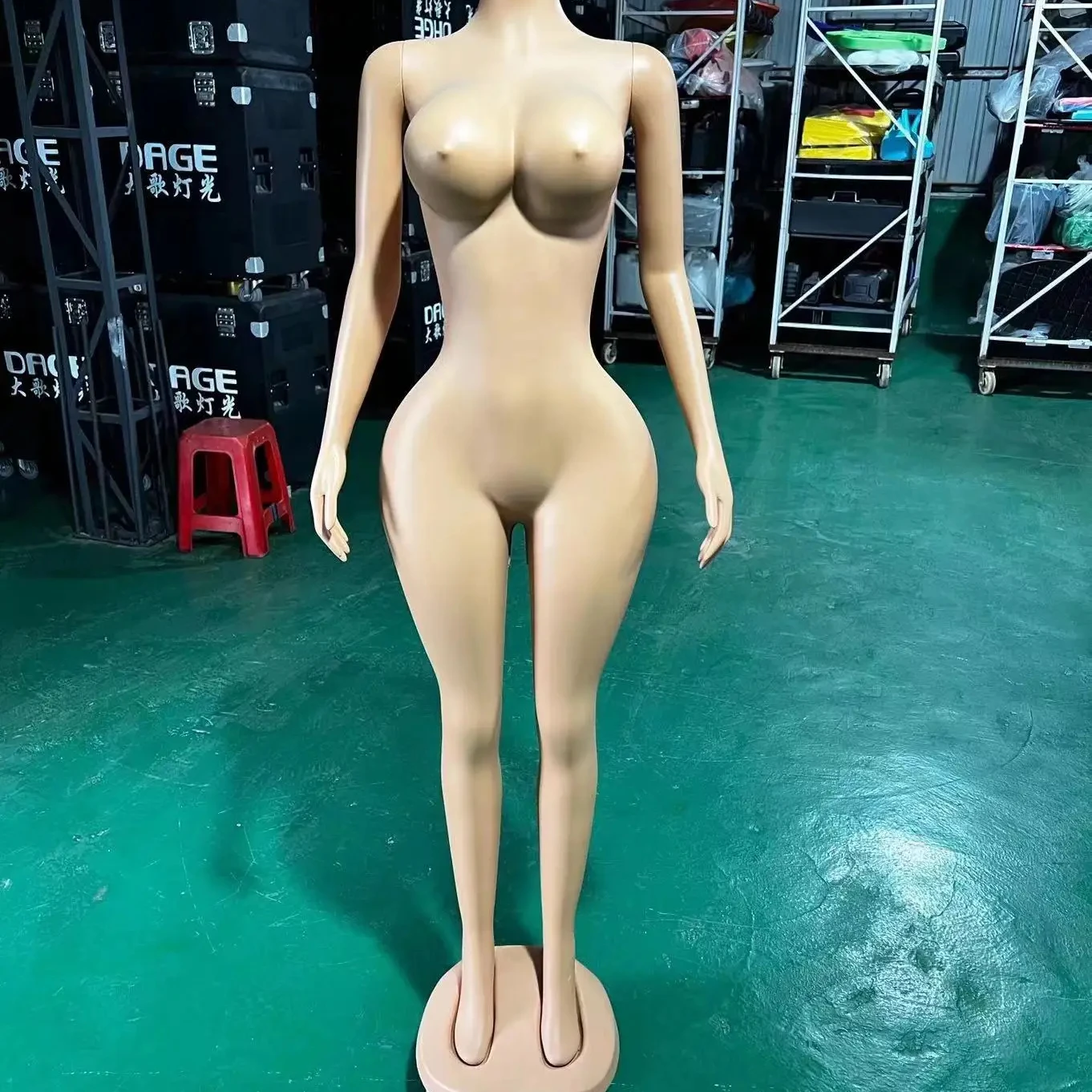 Full size big bust plus ass Cheap plastic mannequins sexy girl manikin swimsuit Bikini panties beachwear headless