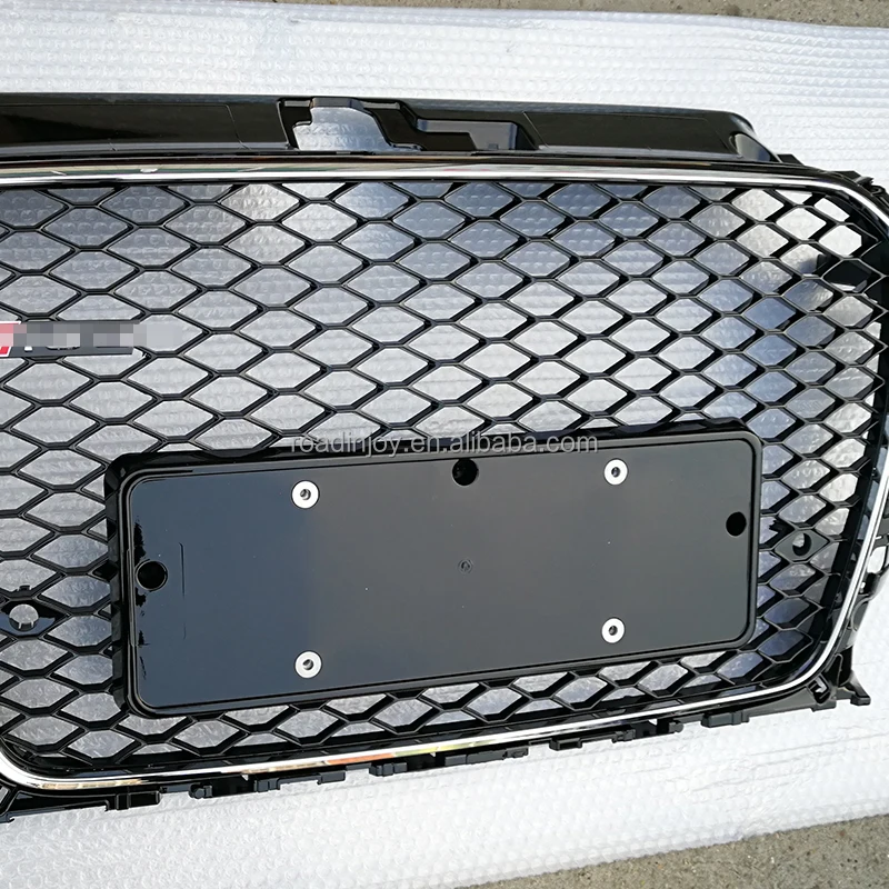 RS3 style auto spare part new front grille without logo style for Audi a3 2014 2015 2016