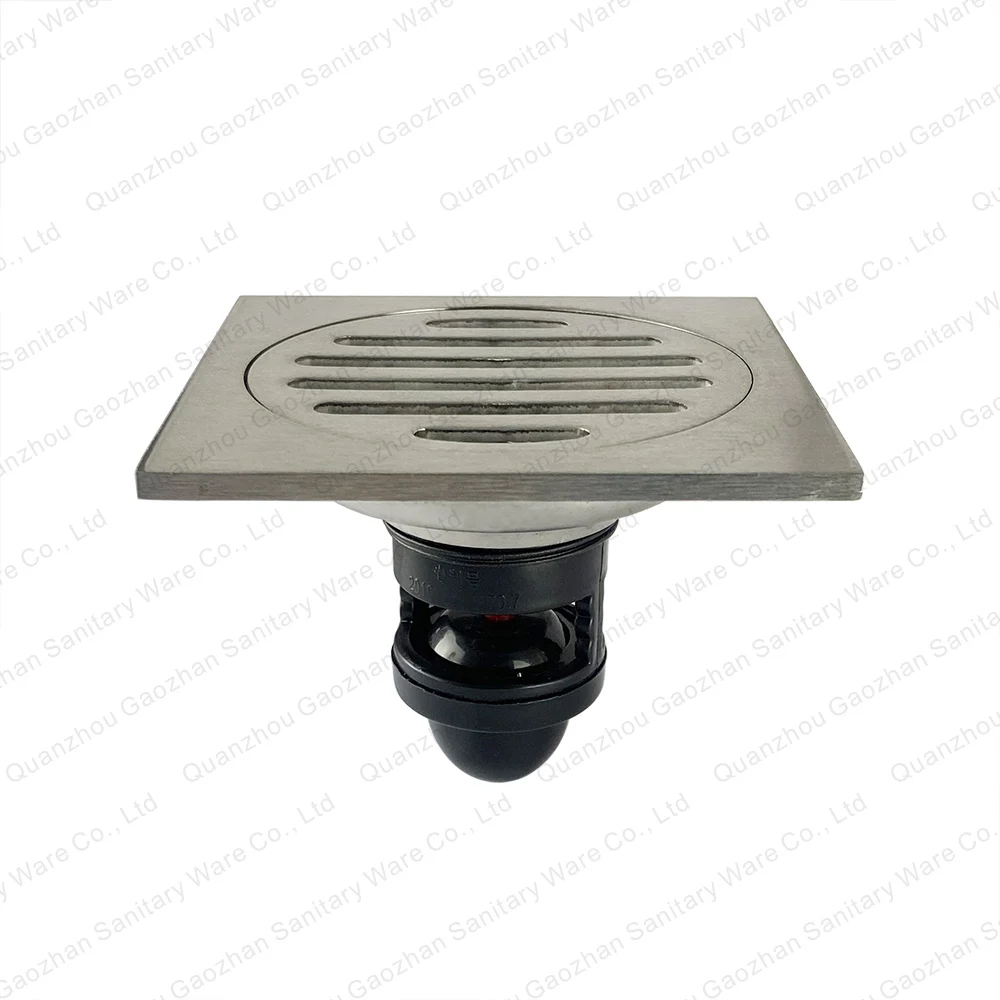 Thick Stainless Steel Floor Drain Sewer Insect-proof Core Bathroom Kitchen Shower Room Bathroom Washing Machine Floor Drain