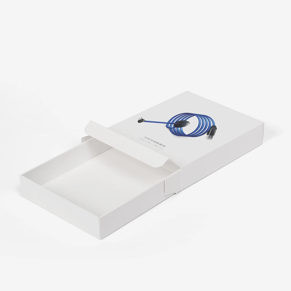 Custom Foldable Paper Box Hook up Wireless Earphone Small Box Headphone Packaging Manufacturer Printed Yellow Coated Paper