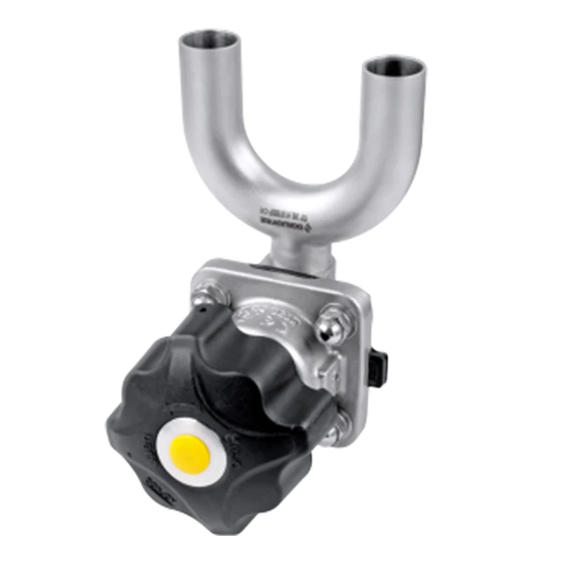 DONJOY Sanitary Stainless Steel Three-Way Diaphragm Manual Pneumatic Valve GM-UB/UC Factory Price Flow Control Equipment