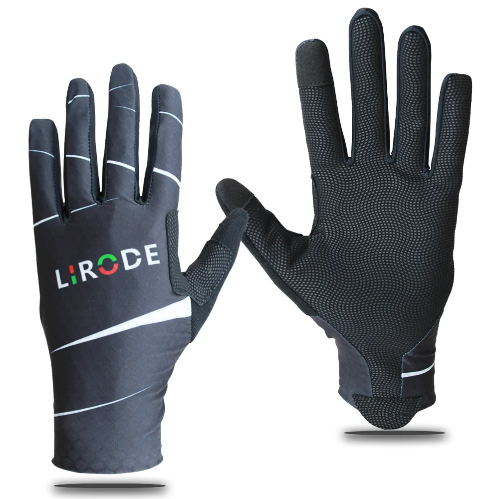 Premium Non Slip L-Grip Fabrics Palm Simracing Kart Driving Karting Gloves Custom Adult Youth Sim Racing Gloves for Sim Racers