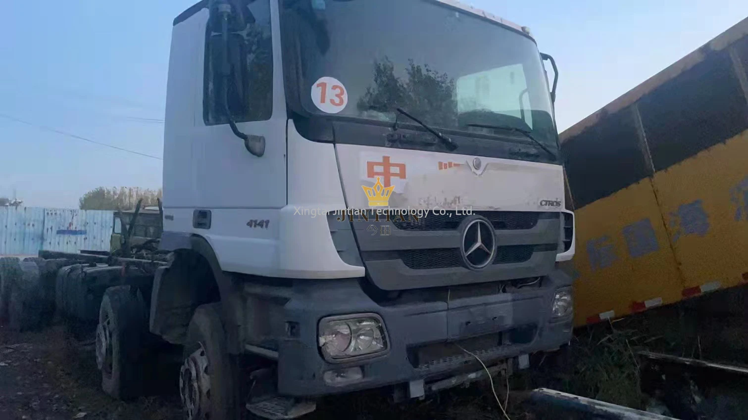 Used Concrete Pump Chassis 4141 Concrete Pump Truck High Quality