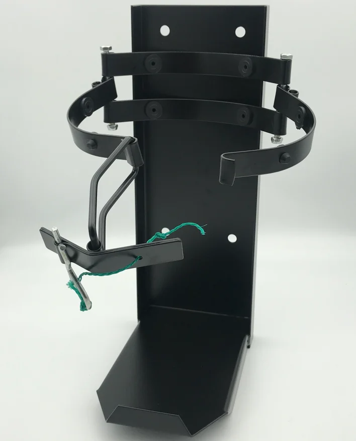 Heavy duty vehicle bracket for SABS 9kg DCP fire extinguisher SABS
