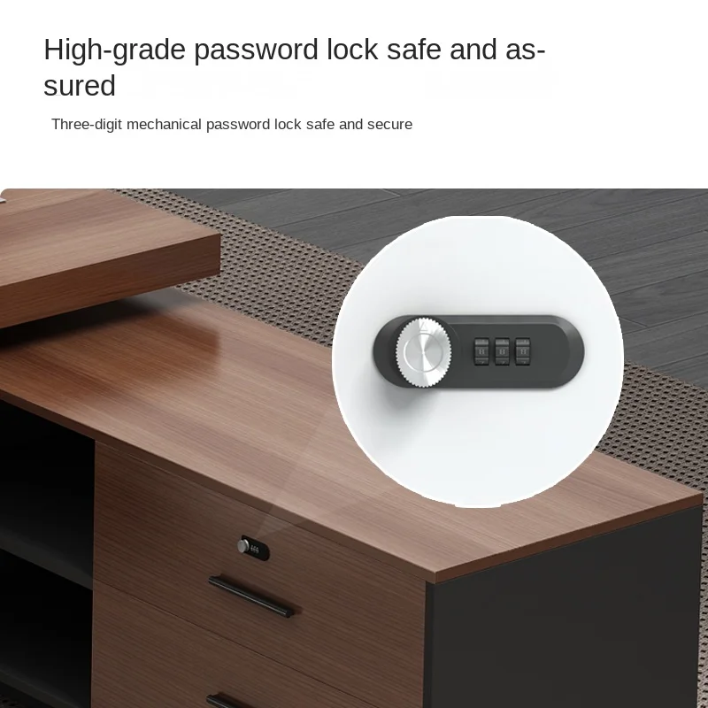 Modern Luxury L-Shaped Boss Desk Luxury Computer Manager Executive Office Furniture