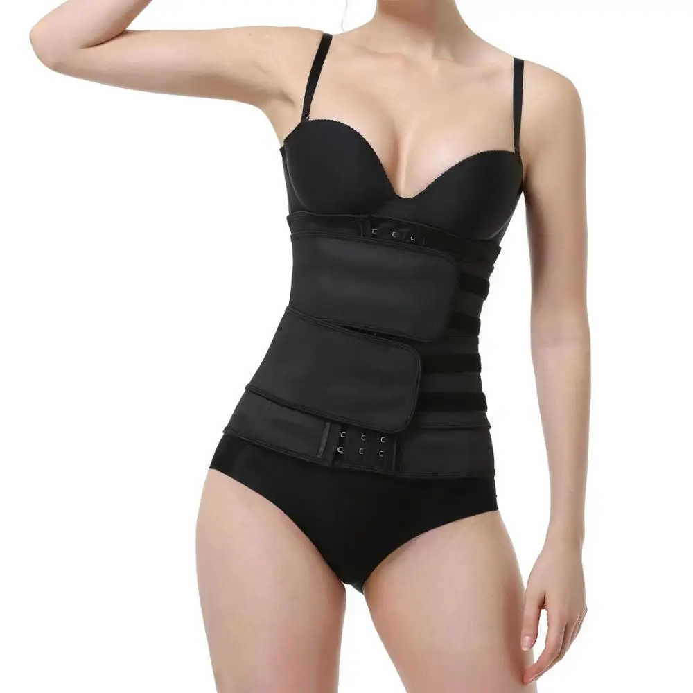 
high quality men women adults weight loss zip up slimming sauna shapewear waist trainer 