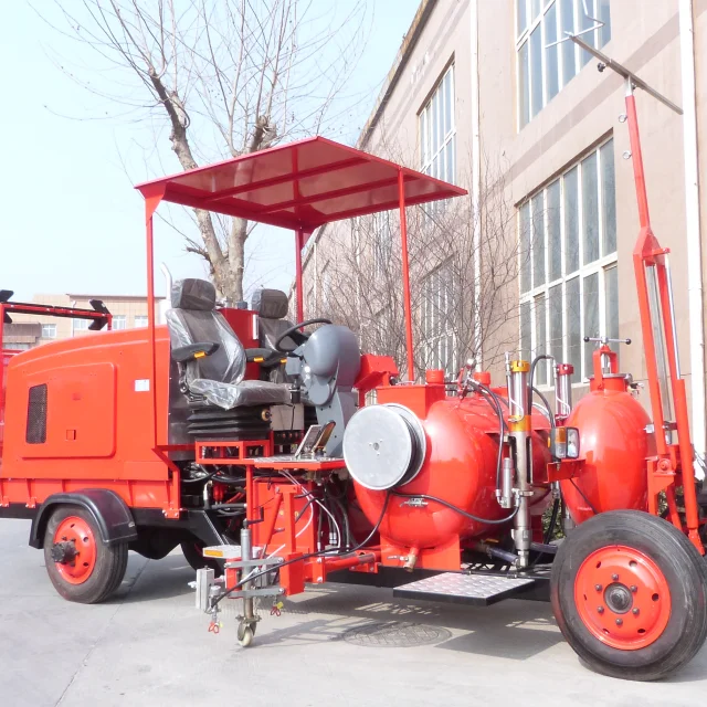 multifunction driving type cold paint high pressure airless spraying road marking machinery